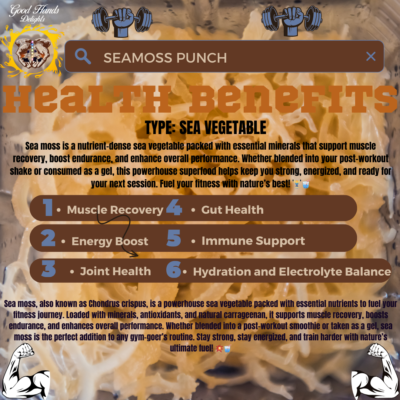 Health Benefits of Seamoss Punch
