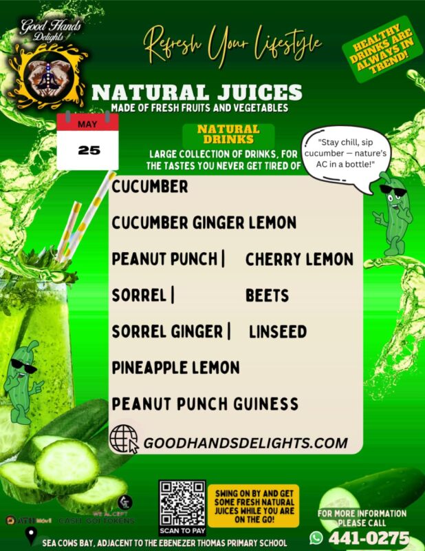 Good Hands Delights Menu May 25 2025