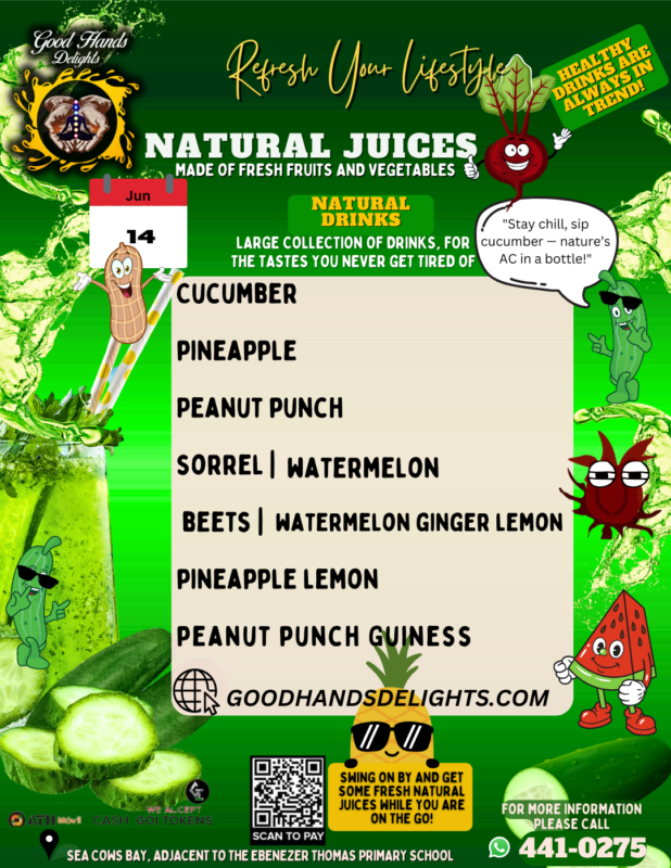 Good hands Juice Menu Jun 14