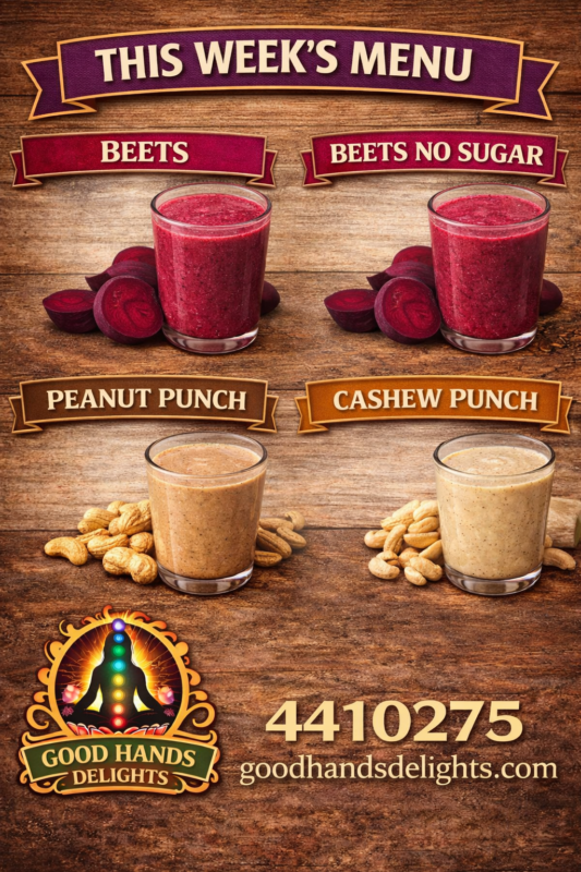 Good Hands Delights Menu Mar 28